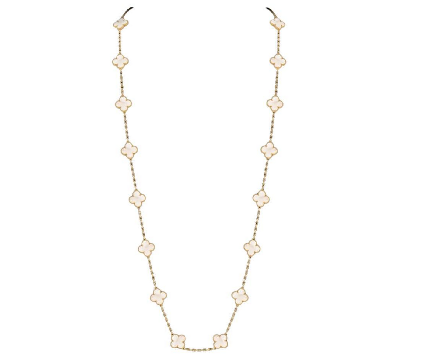Van Cleef & Arpels Long Vintahe Alahambra Necklace