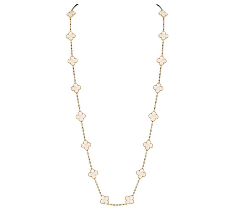 Van Cleef & Arpels Long Vintahe Alahambra Necklace