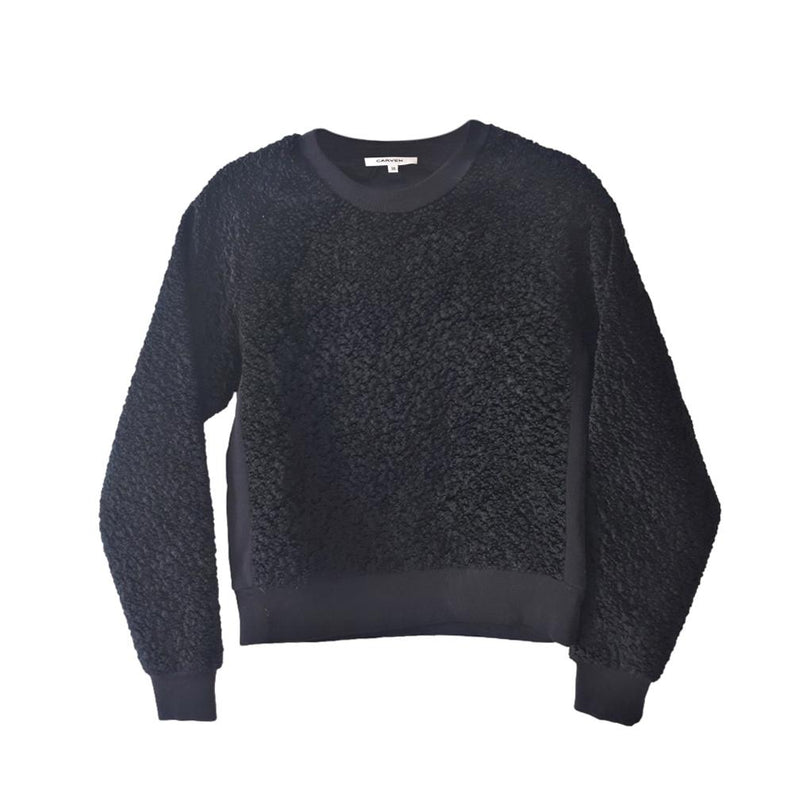 Carven Black Loop knit sweater