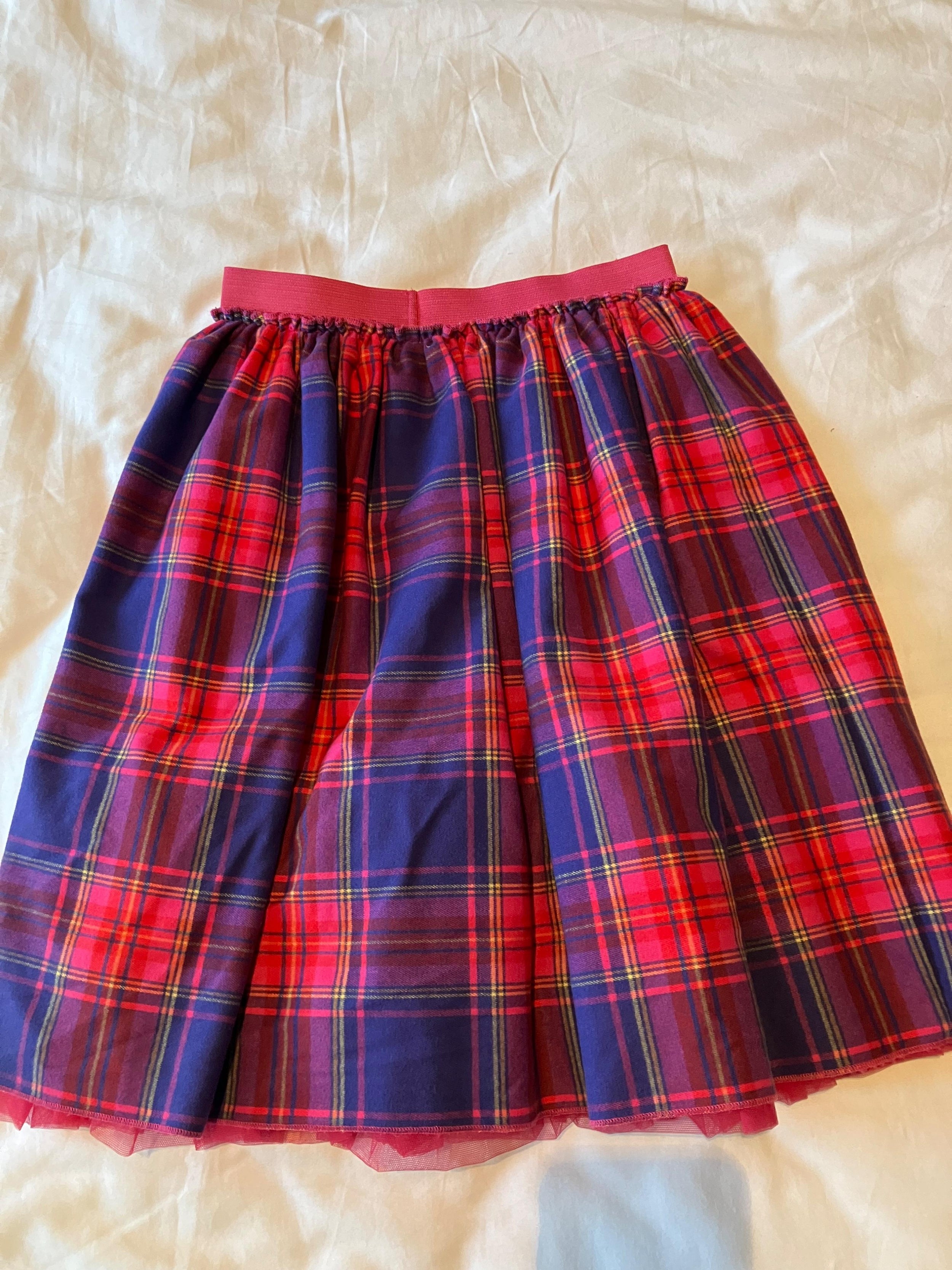 Il Gufo Kids Tartan Mini Skirt