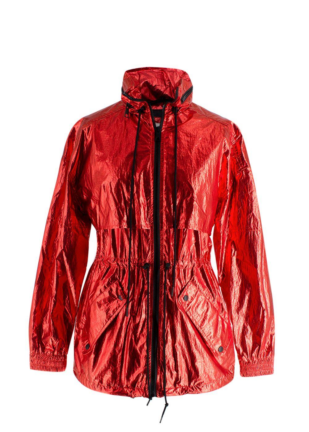 Metallic Windbreaker Jacket