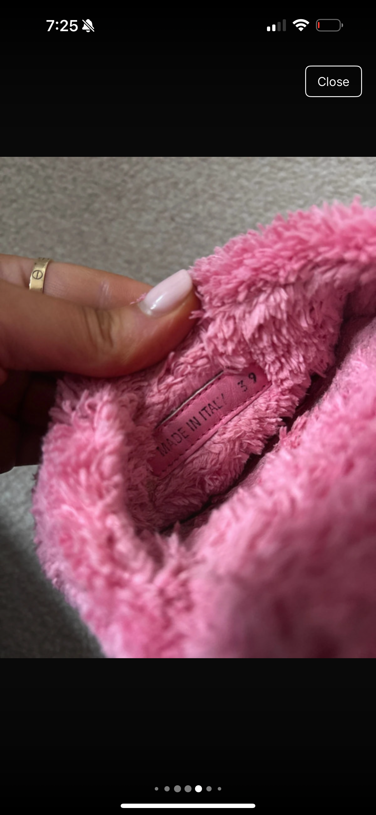 Prada Pink Towelling Slides