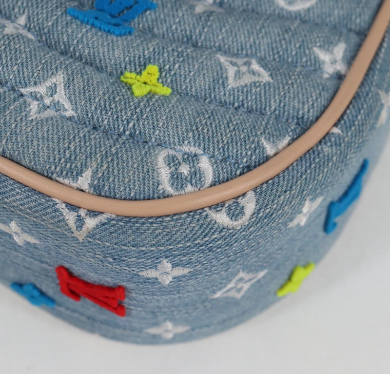 Louis Vuitton Monogram Light Denim New Wave Bag