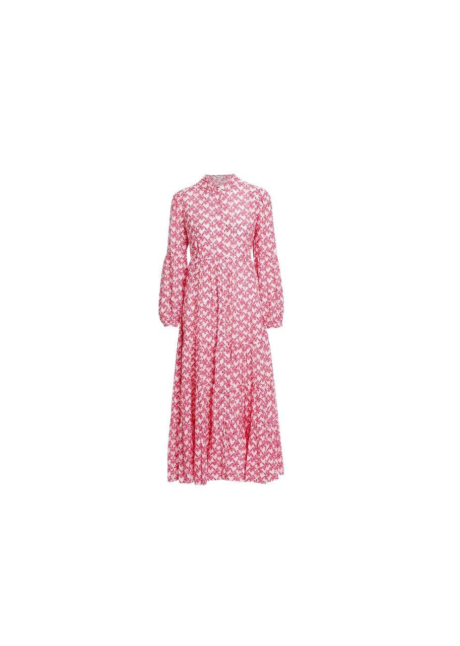 Gal Cotton-Voile Midi Dress