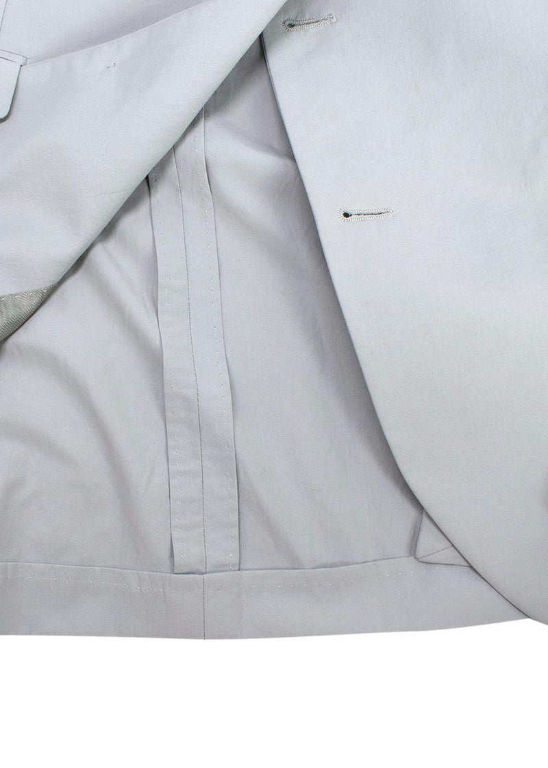 Neil Barrett Grey Single Breasted Blazer
