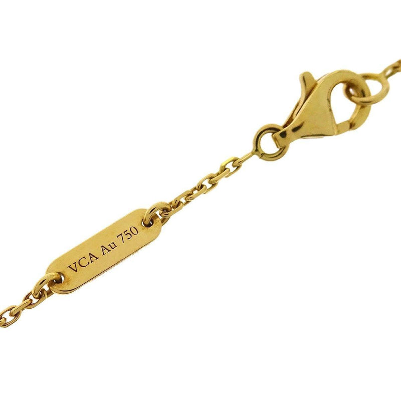 Van Cleef & Arpels Magic Alhambra Pendant Necklace 18K Rose Gold and Onyx