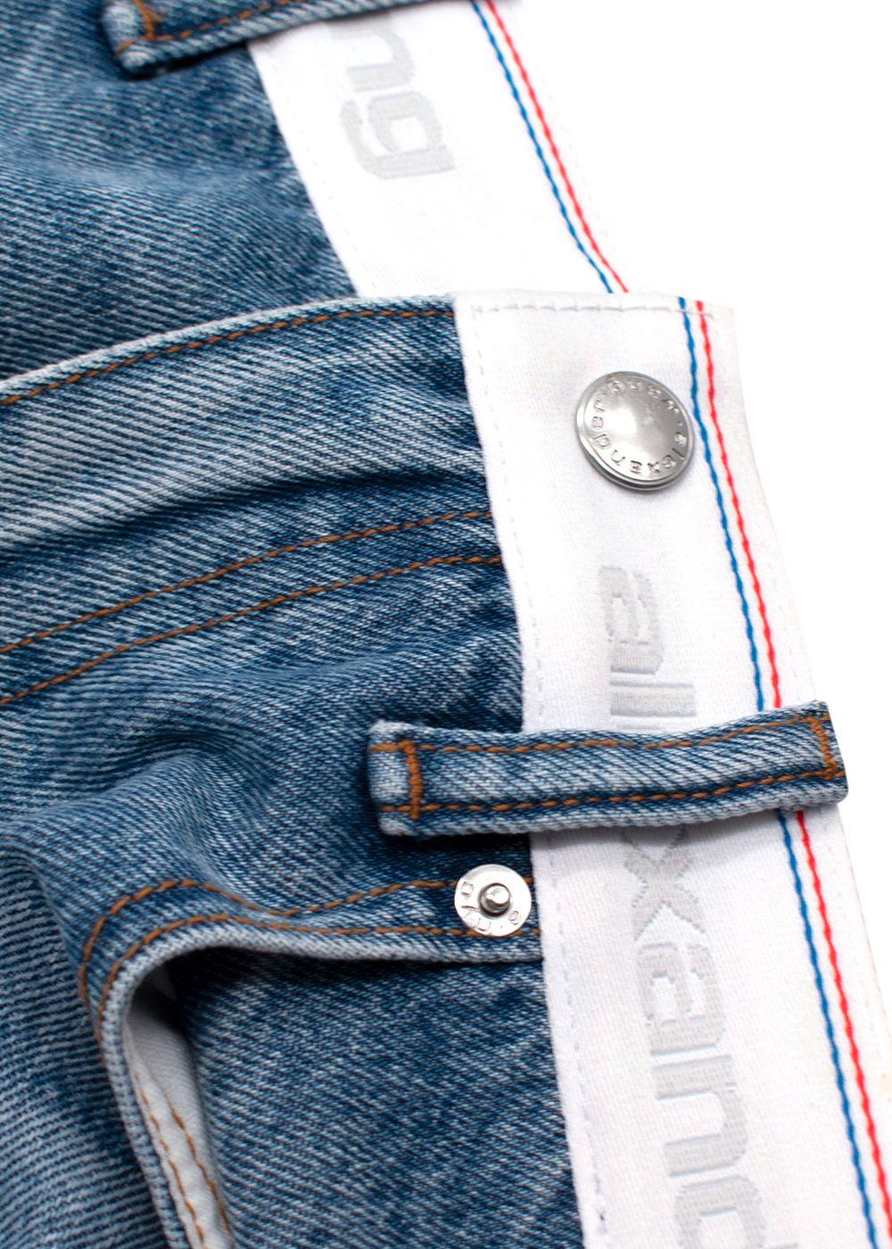 Alexander Wang Denim Shorts with Branded Waistband