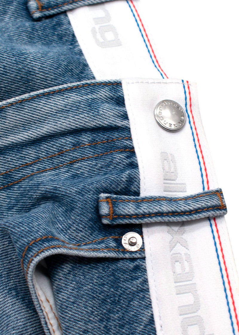 Alexander Wang Denim Shorts with Branded Waistband
