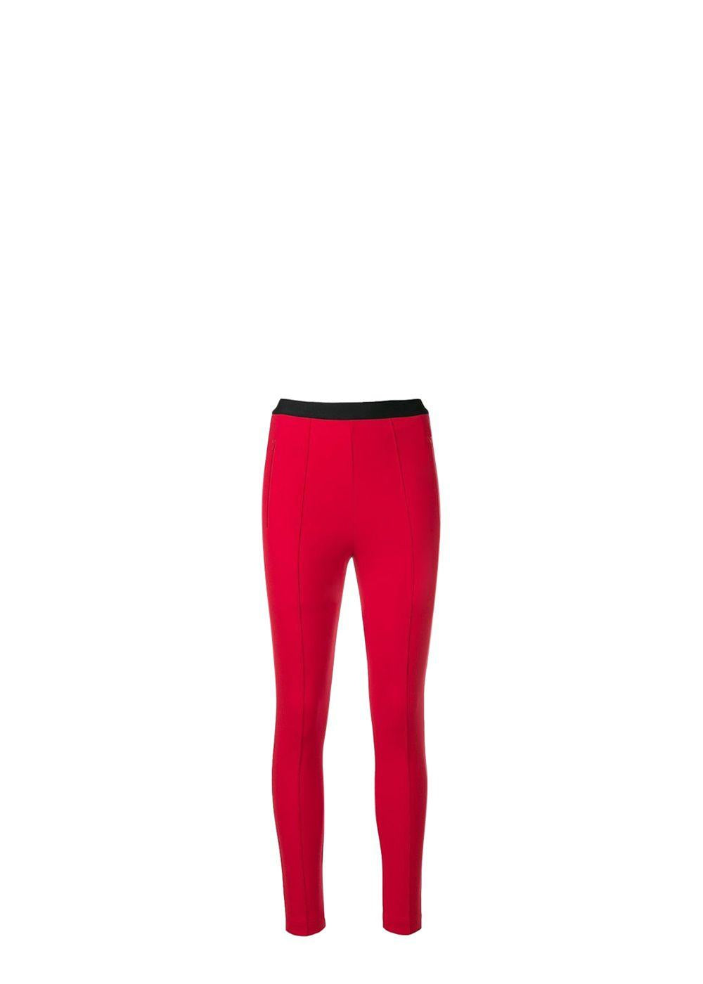 Red Logo Waist Leggings