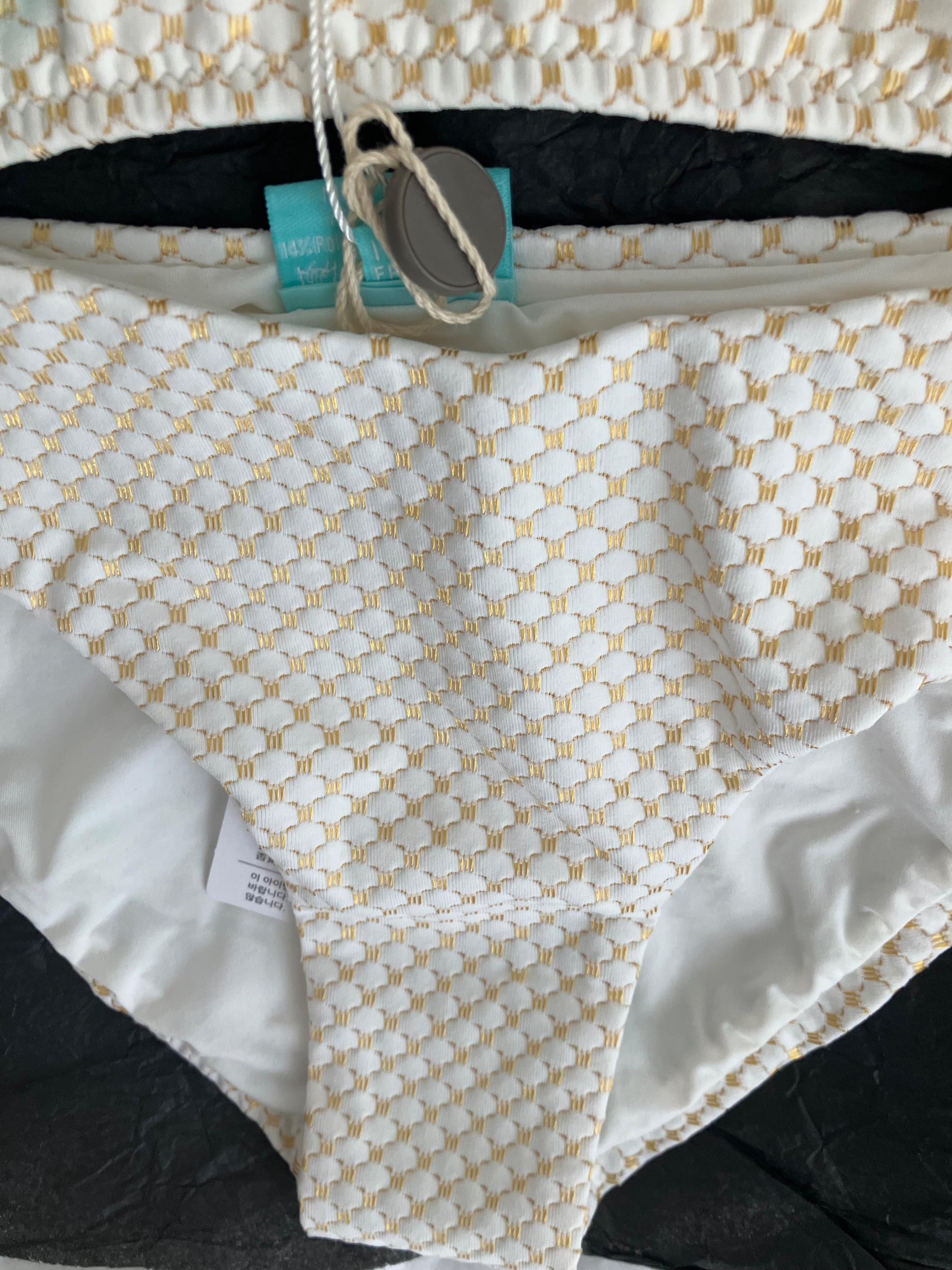 Melissa Odabash Vienna Gold Jacquard Bikini