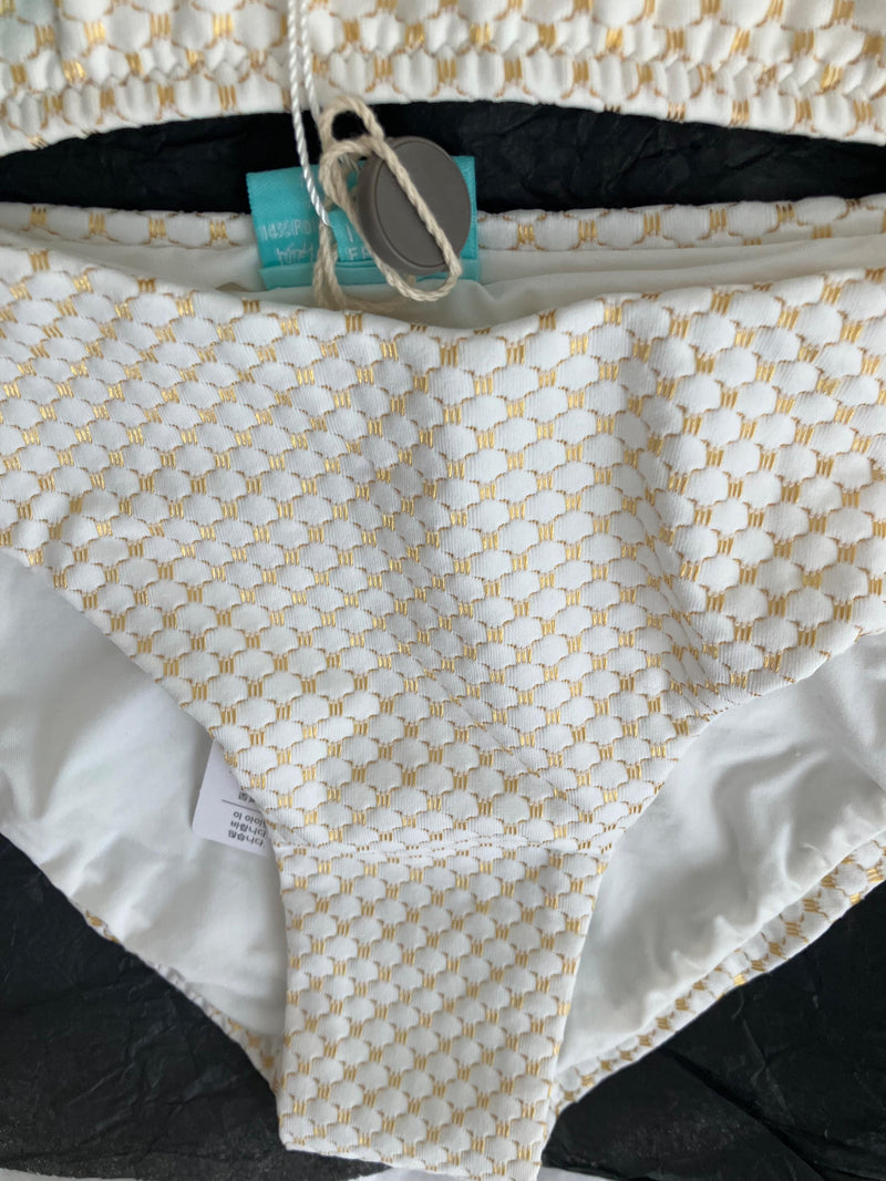Melissa Odabash Vienna Gold Jacquard Bikini