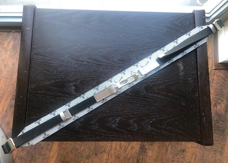 Louis Vuitton Silver & Black Keepall Shoulder Strap