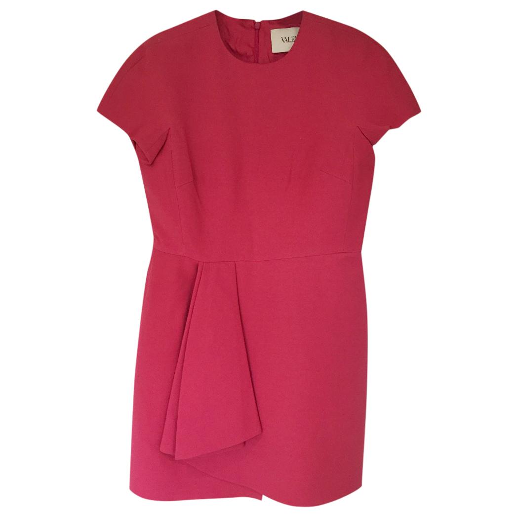 Valentino pink wool/silk dress