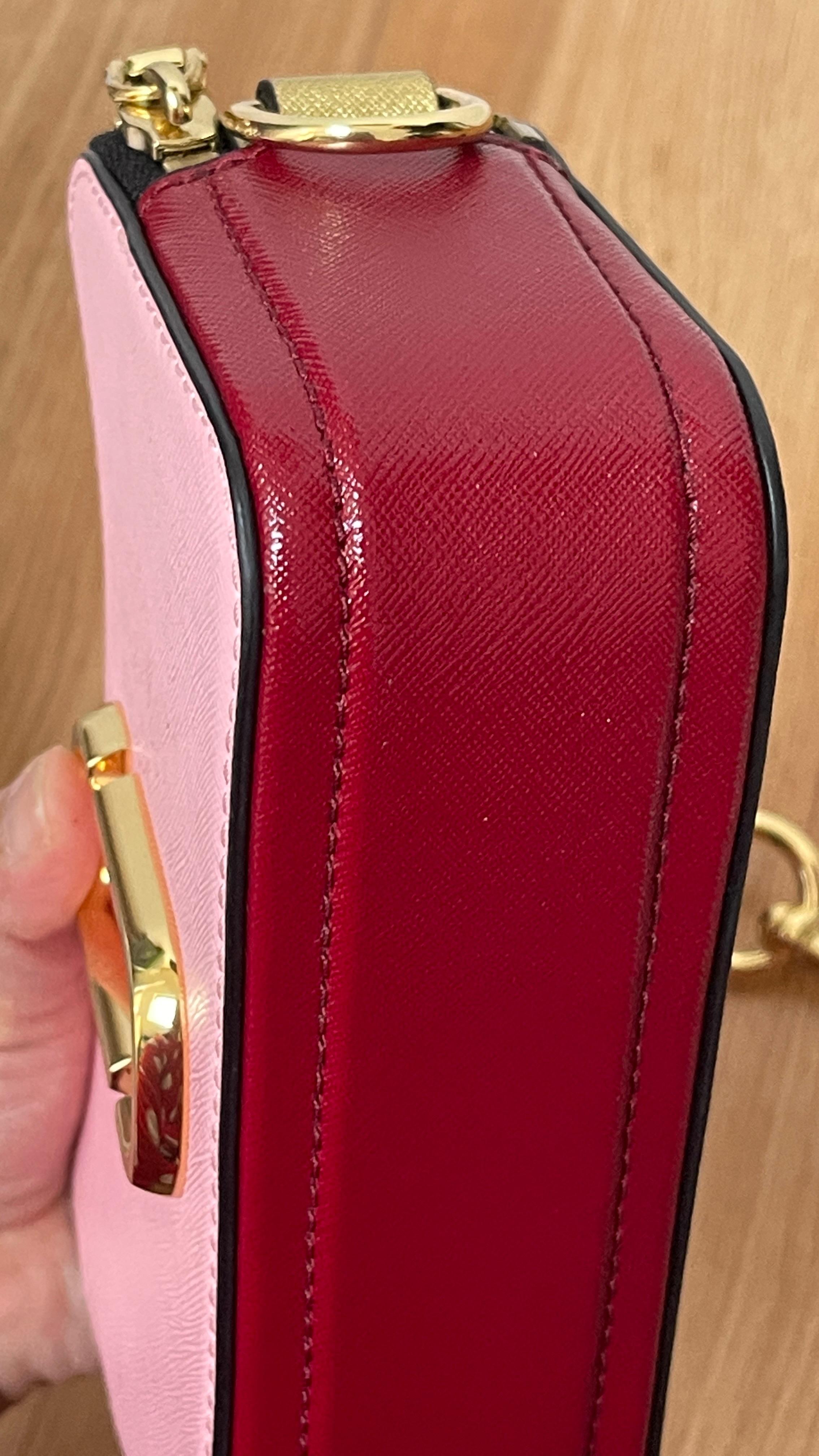 Pink Colourblock Snapshot Camera Bag