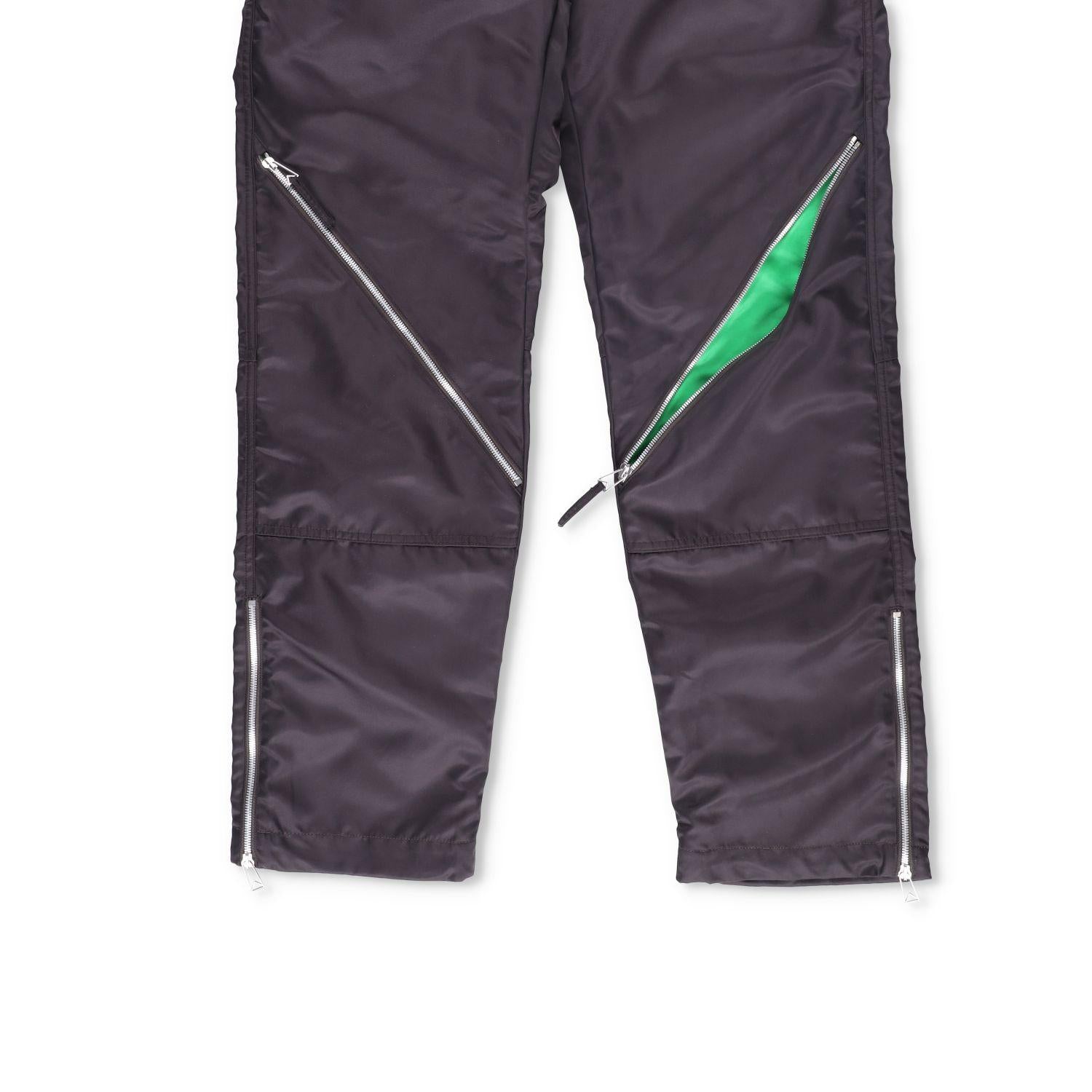 Bottega Veneta Nylon Zip Pants