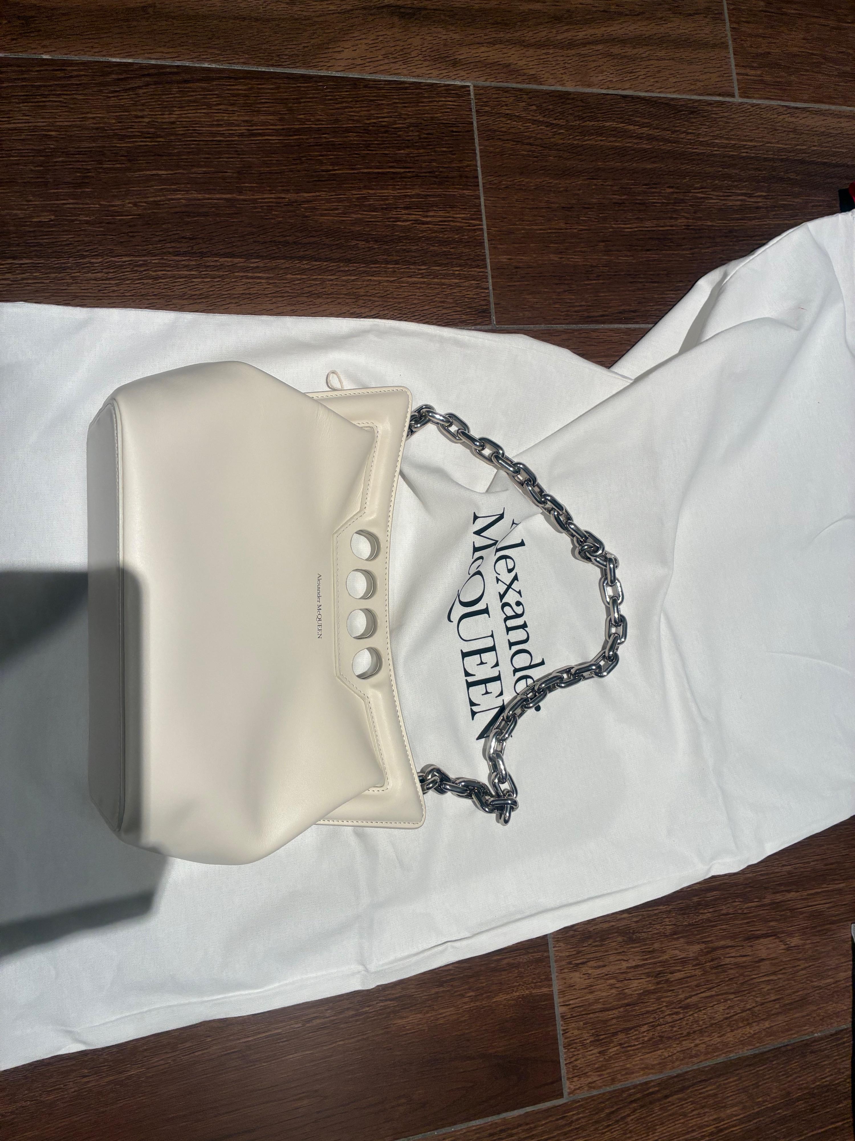 Alexander McQueen Ivory Shoulder Bag