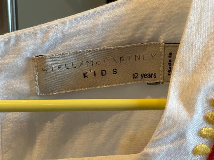 Stella McCartney Kids 12Y White Embroidered Dress