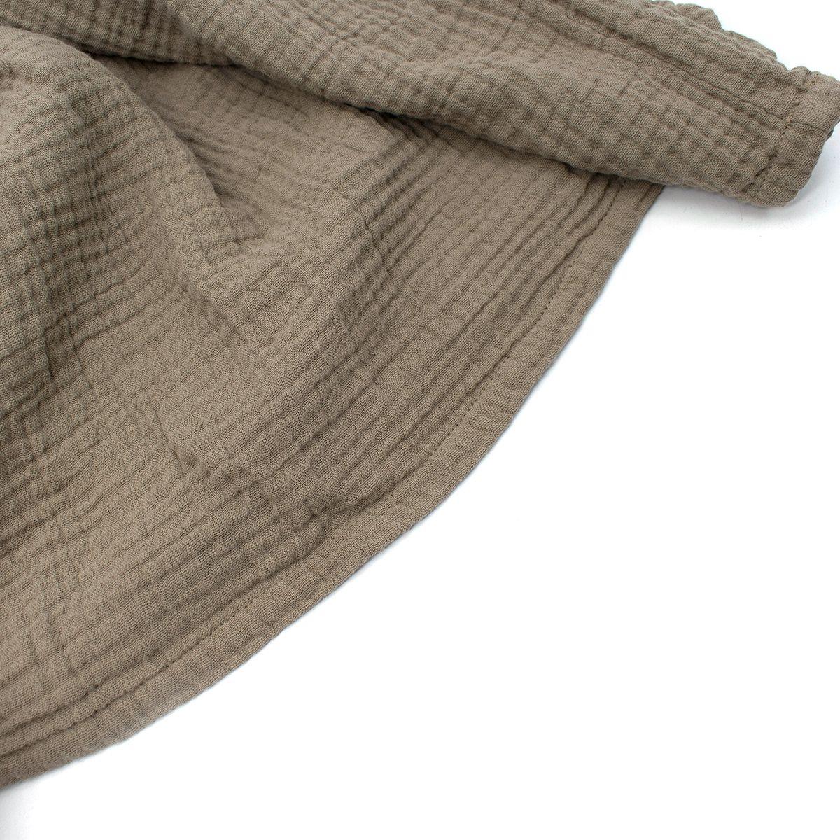 Olive Green Muslin Dress