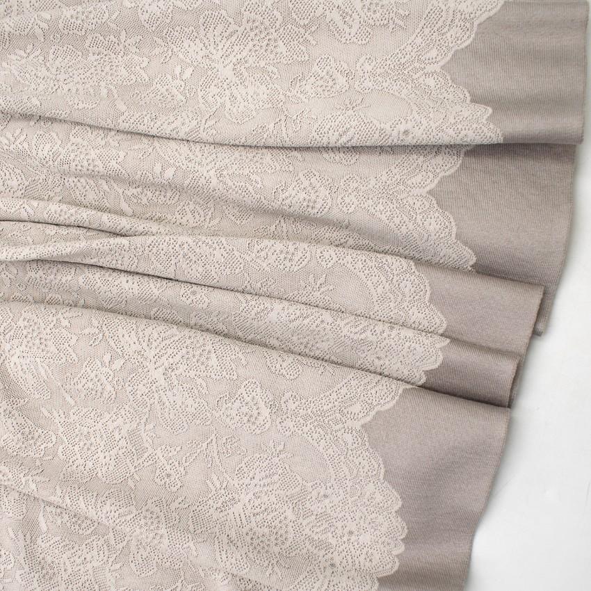 Aexander McQueen Grey Floral Lace Dress