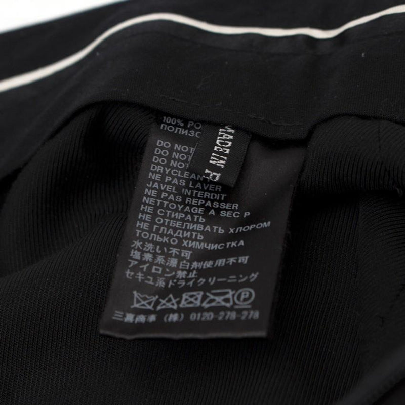 Haider Ackermann Black Silky Cropped Trousers