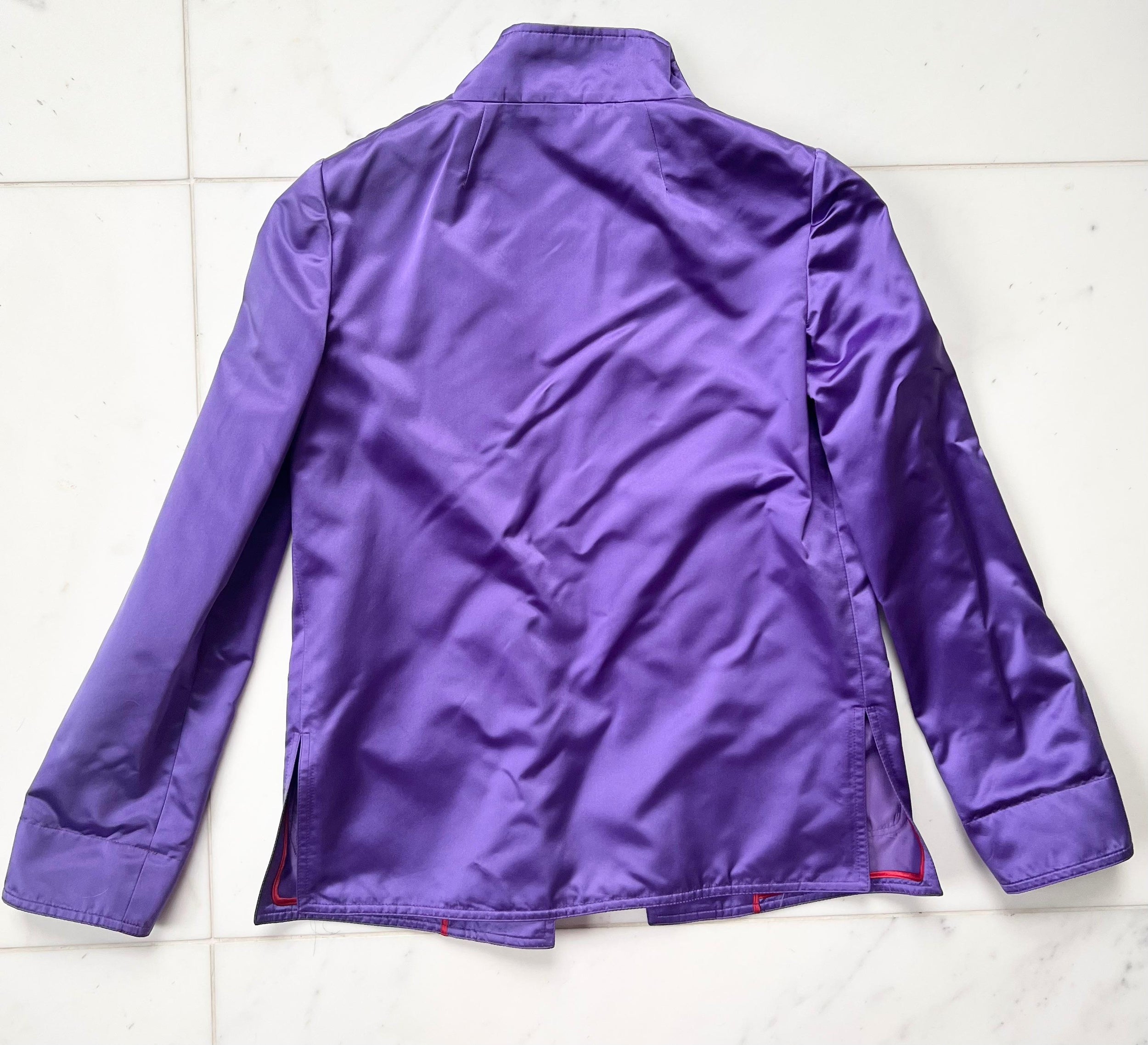 Purple Silk Jacket