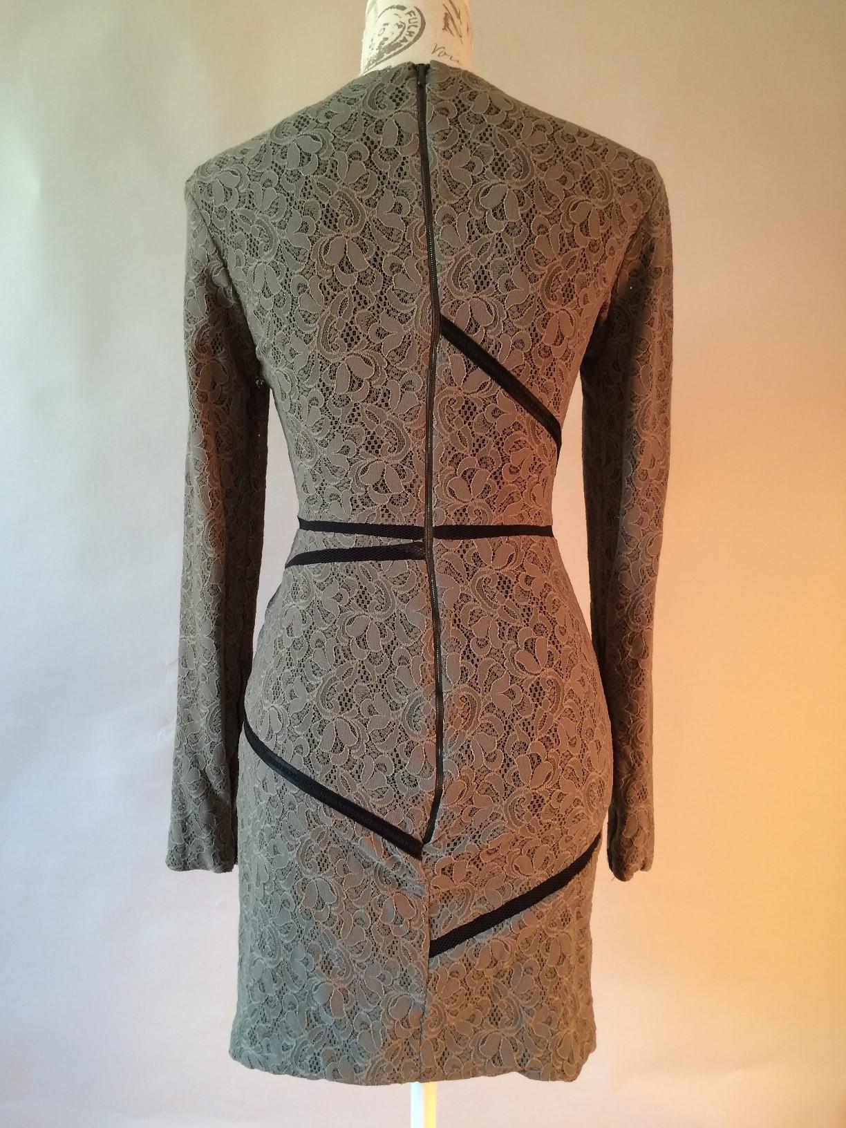 Preen By Thorton Bregazzi  Runway Moss Lace Chelsea Dress