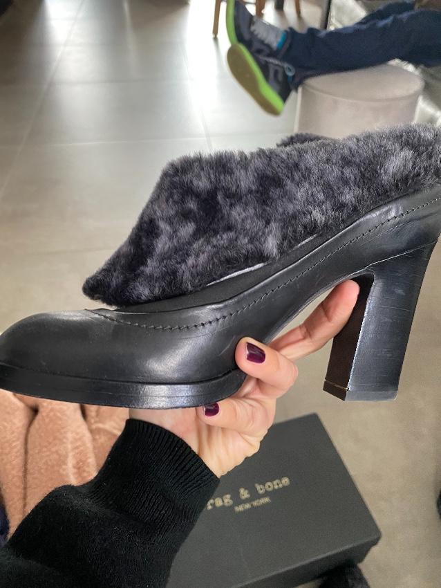 Rag & Bone Shearling Lined Harley Ankle Boot