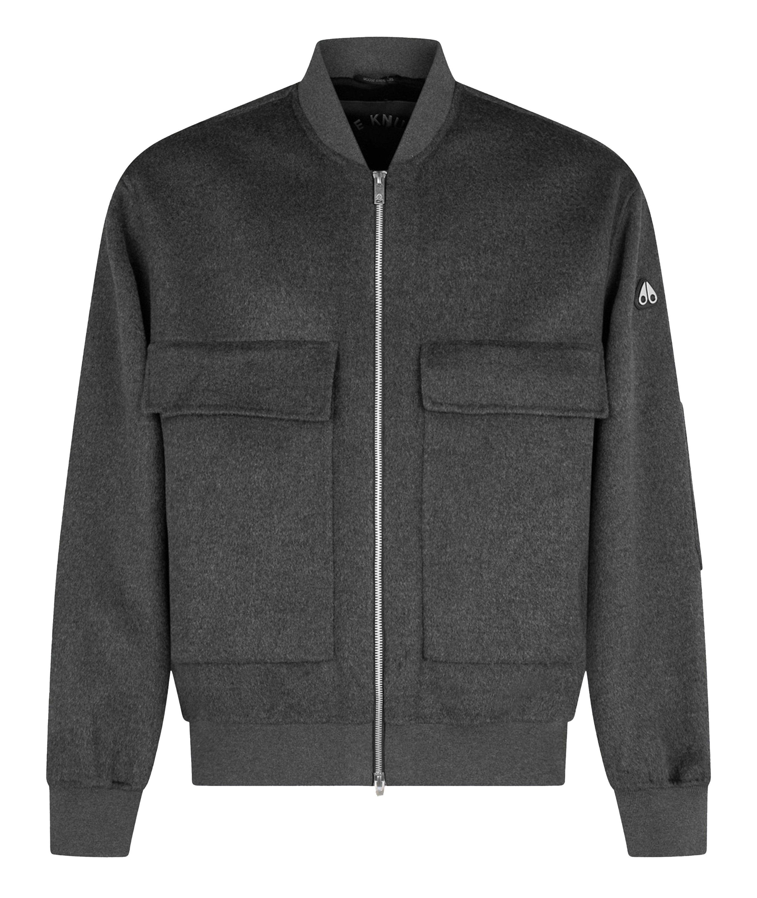 Moose Knuckles Alder Wool Bomber Jacket