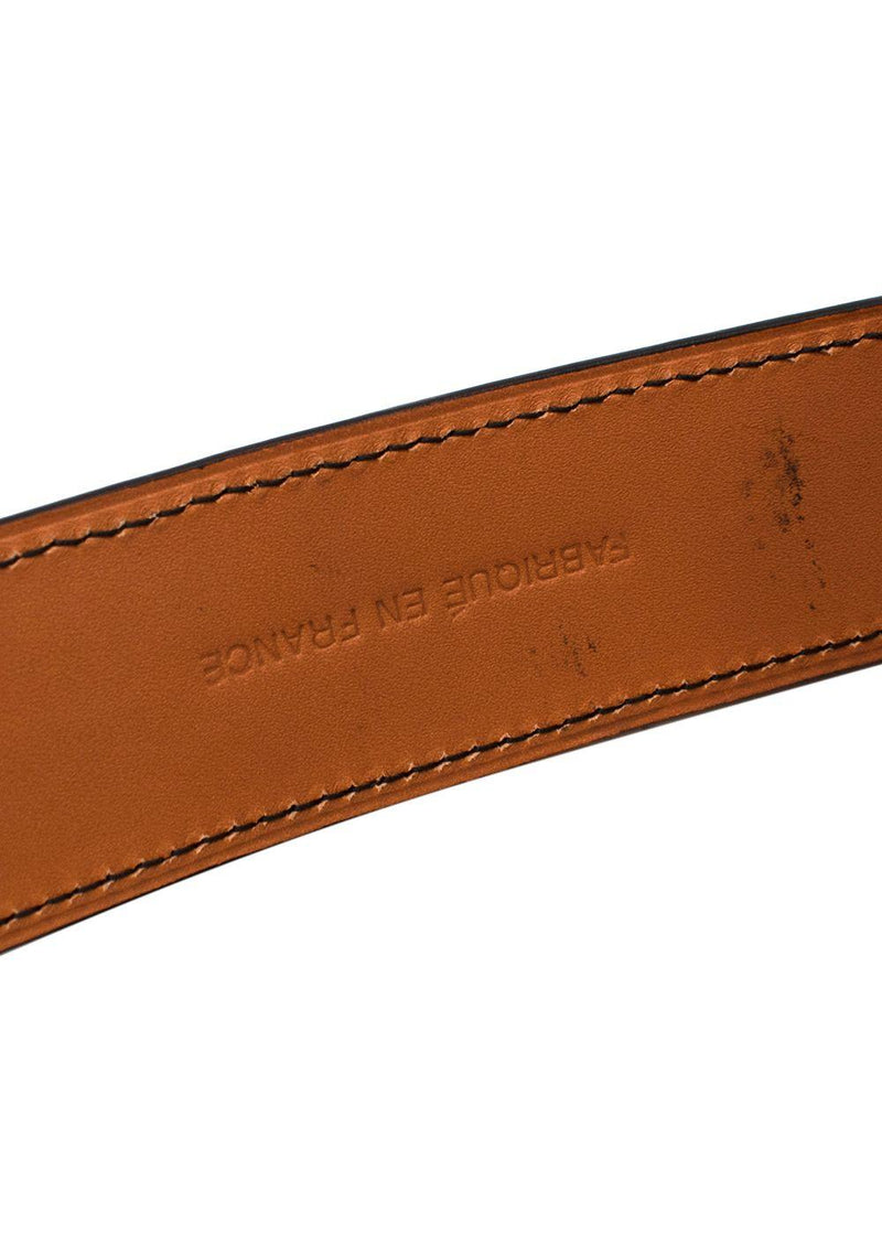Maison Vaincourt Black crocodile waspie belt 75 - no cites