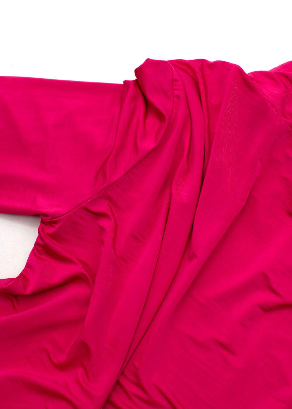 Pink Polo Neck Top