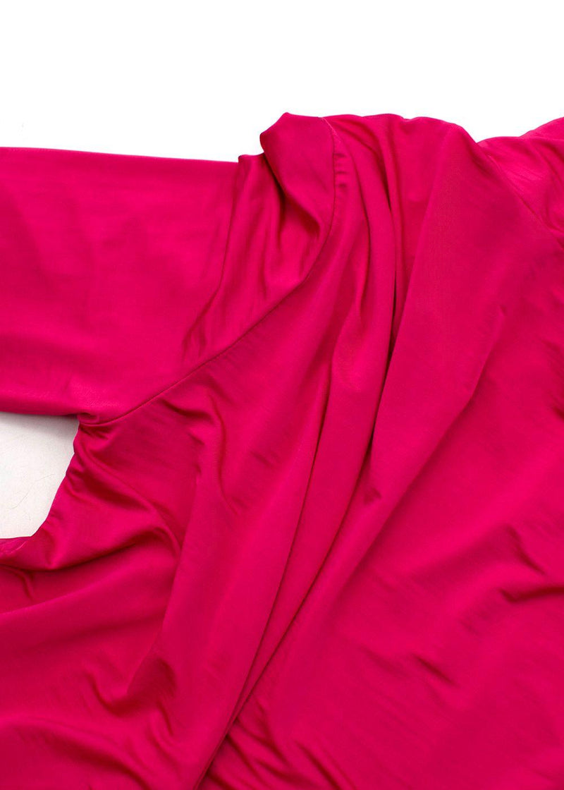 Pink Polo Neck Top