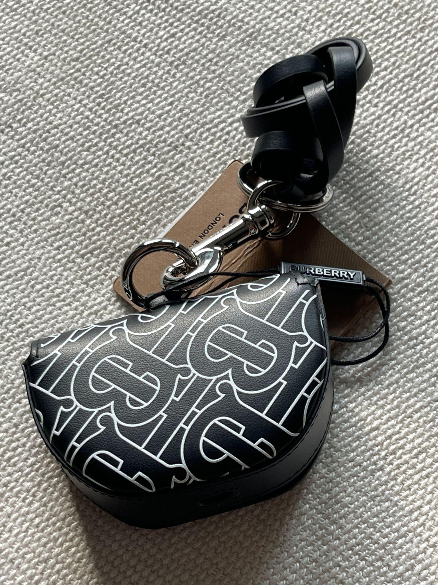 Monogram Print Leather Airpods Pro Case