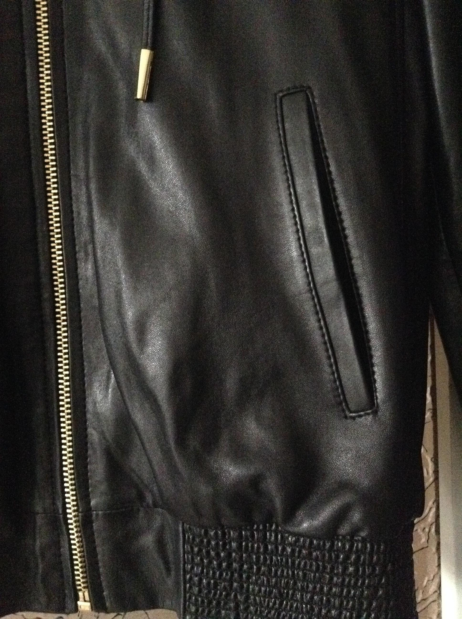 Juicy Couture Leather bomber jacket
