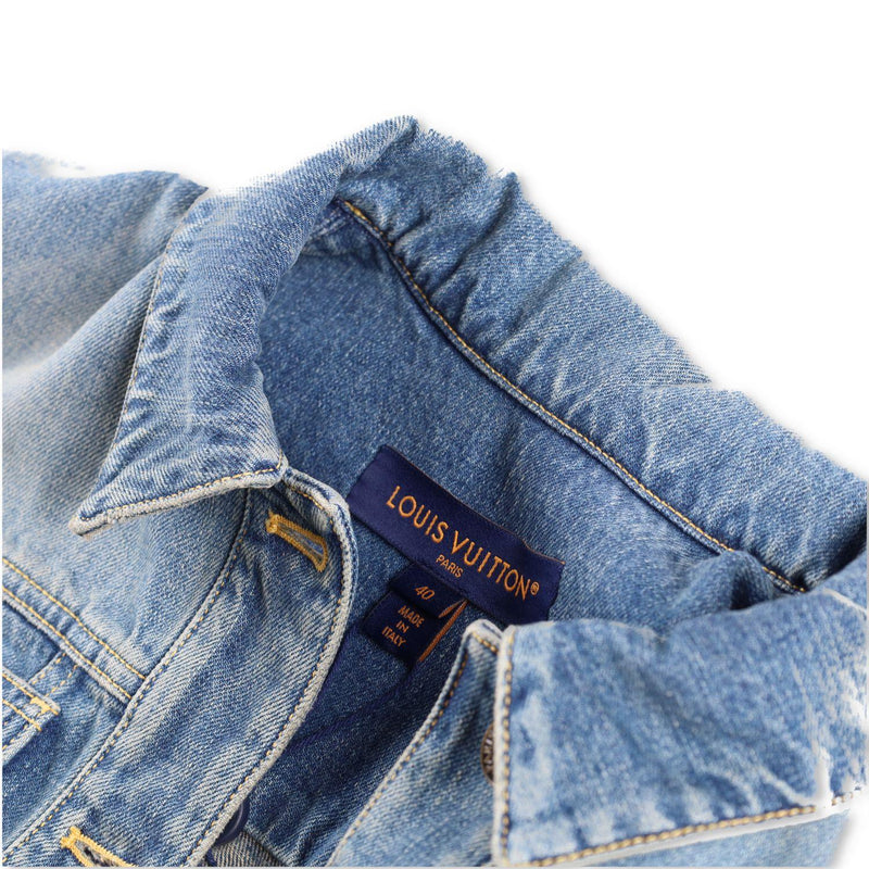 Louis Vuitton Blue Denim Coats and Jackets