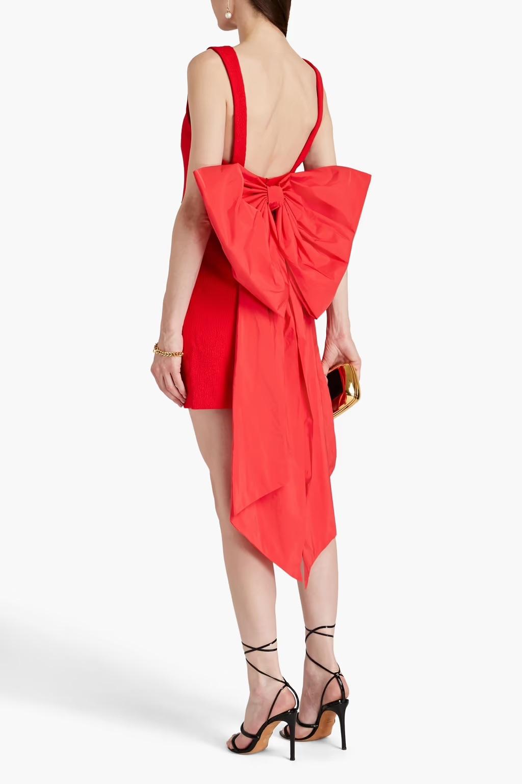 Calla Bow-Embellished Dress