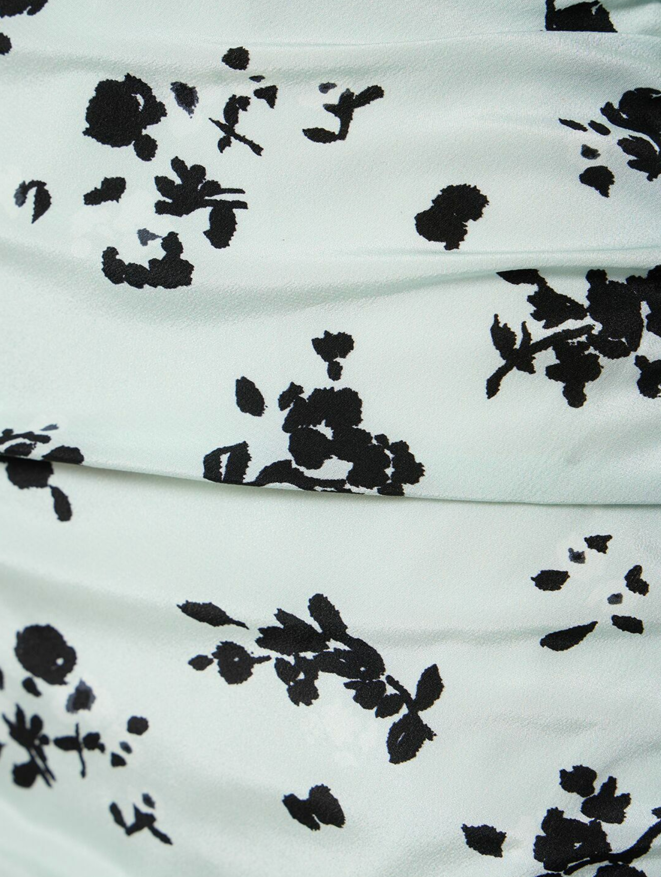 Alessandra Rich Printed Off-The-Shoulder Silk Mini Dress
