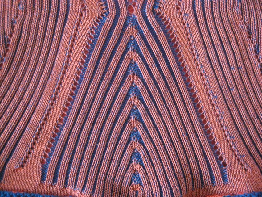 Peter Pilotto orange and blue knit dress