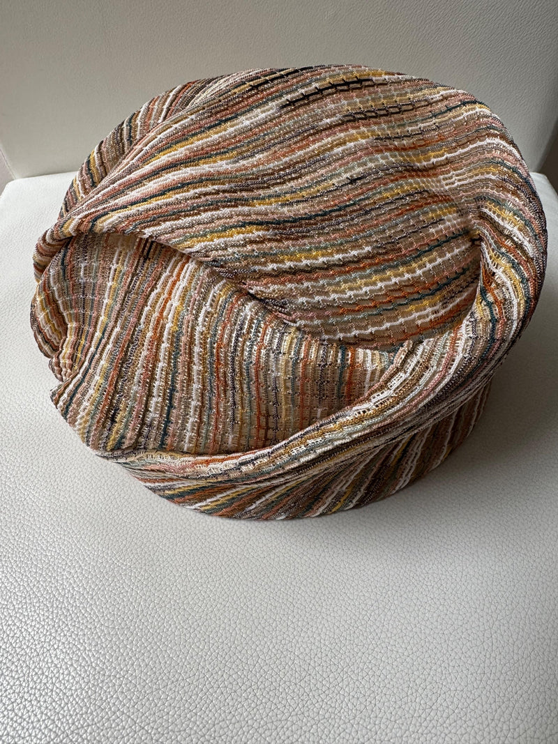 Missoni Beige Straw Turban