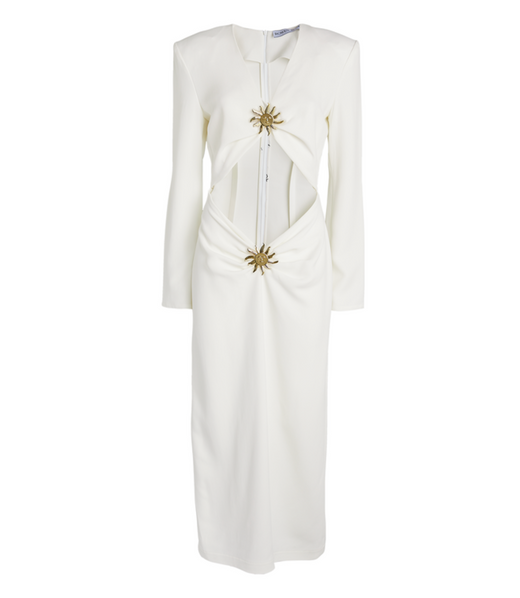 Rowen Rose Maxi Dress With Sun Jewels