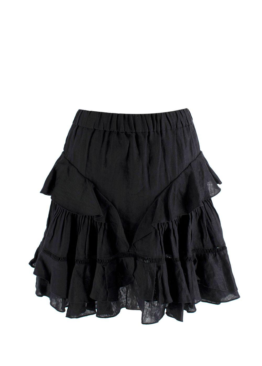 Isabel Marant Etoile Black Alikaya Mini Skirt