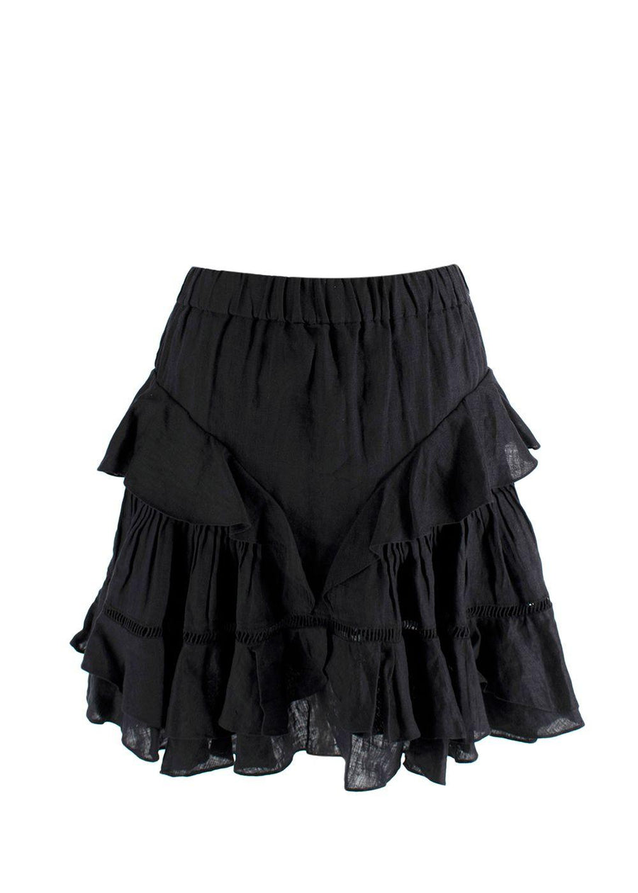 Isabel Marant Etoile Black Alikaya Mini Skirt