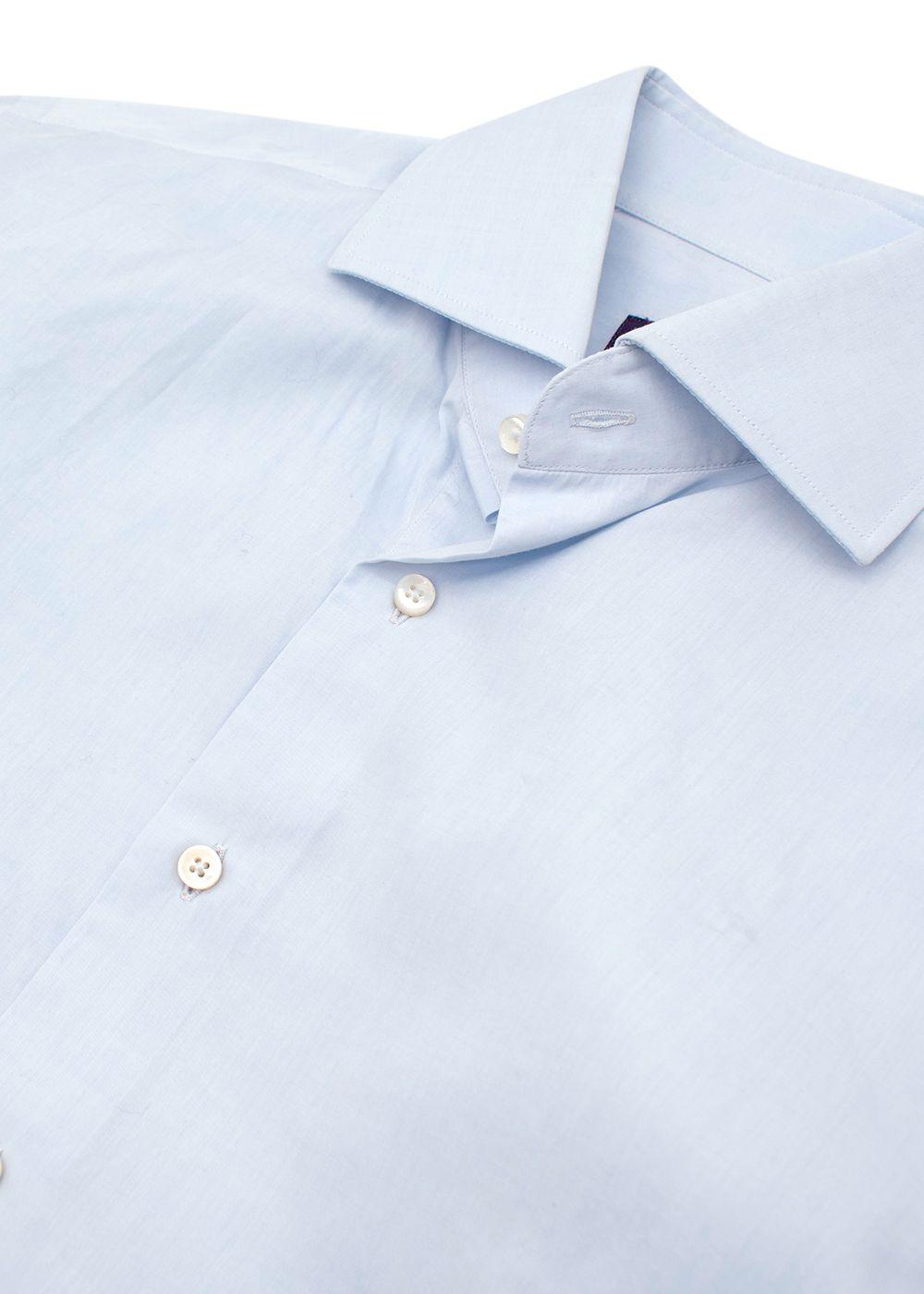 Pale Blue Cotton Shirt