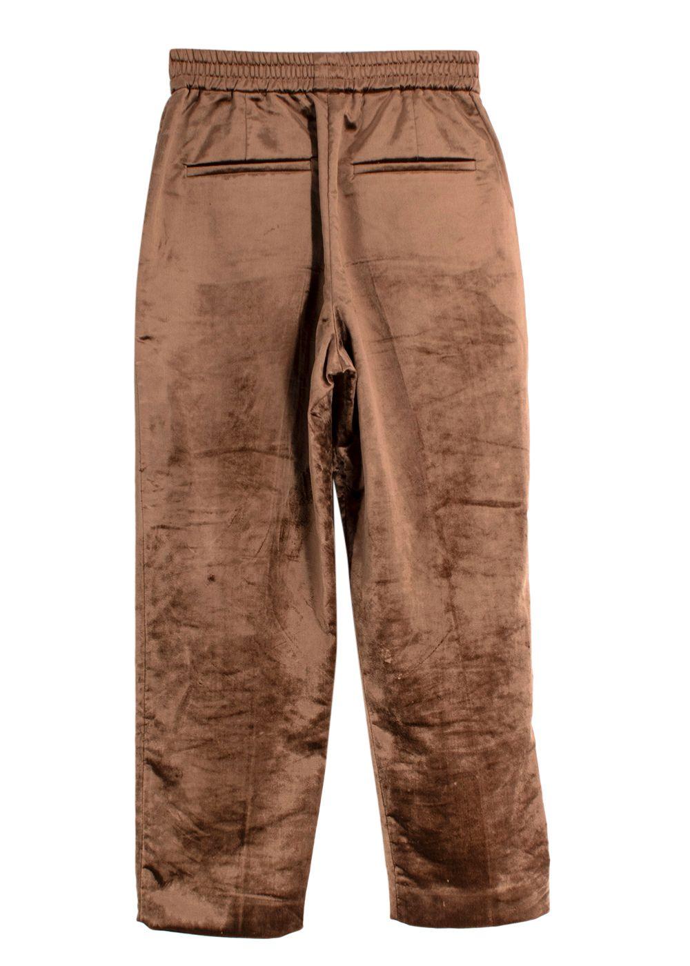Brunello Cucinelli Bronze Velvet Trousers