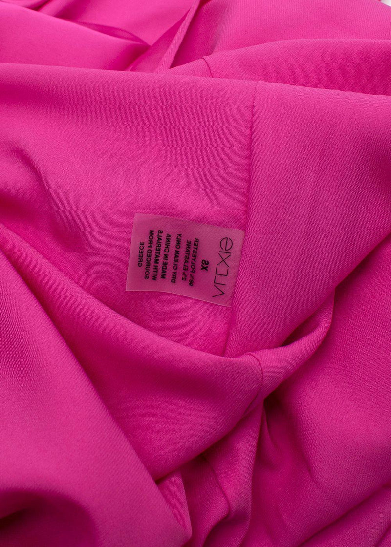 Alexis Magenta Lune Cut Out Dress