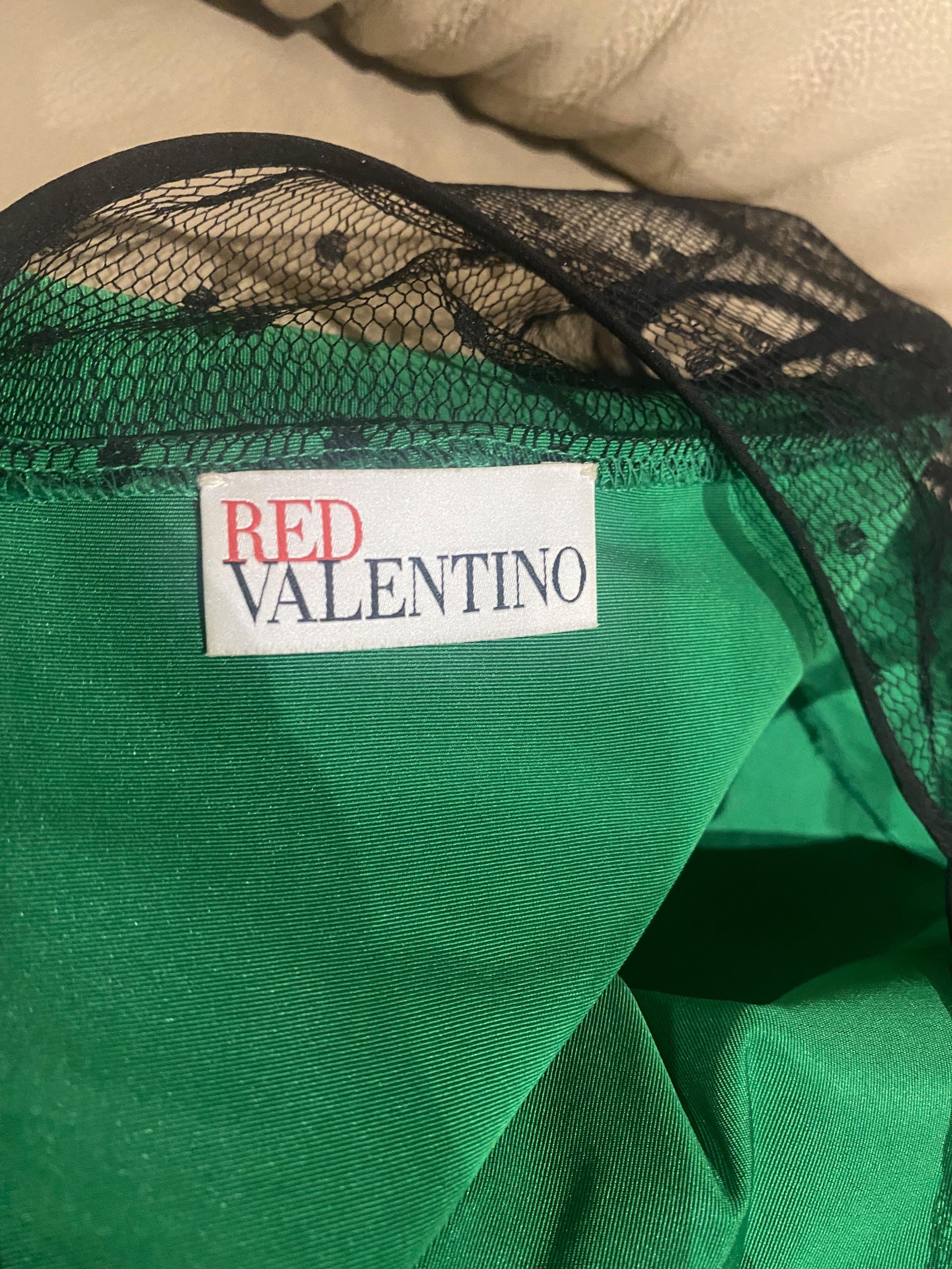 Dotted Tulle Green Shift Dress