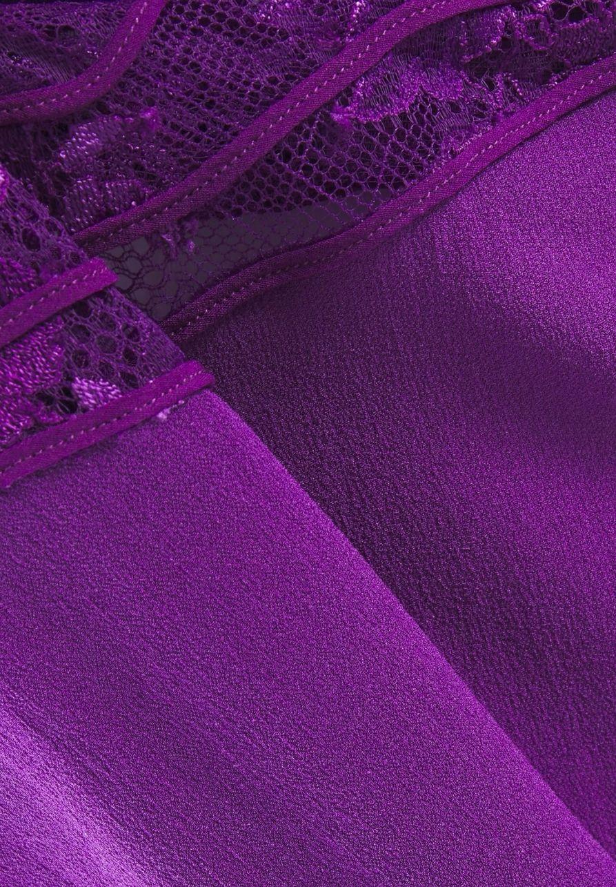 La Perla Purple Desert Rose Silk Cami