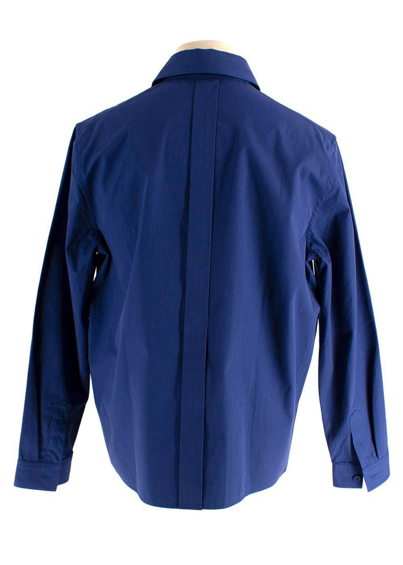 Saint Laurent Purple Cotton Overshirt