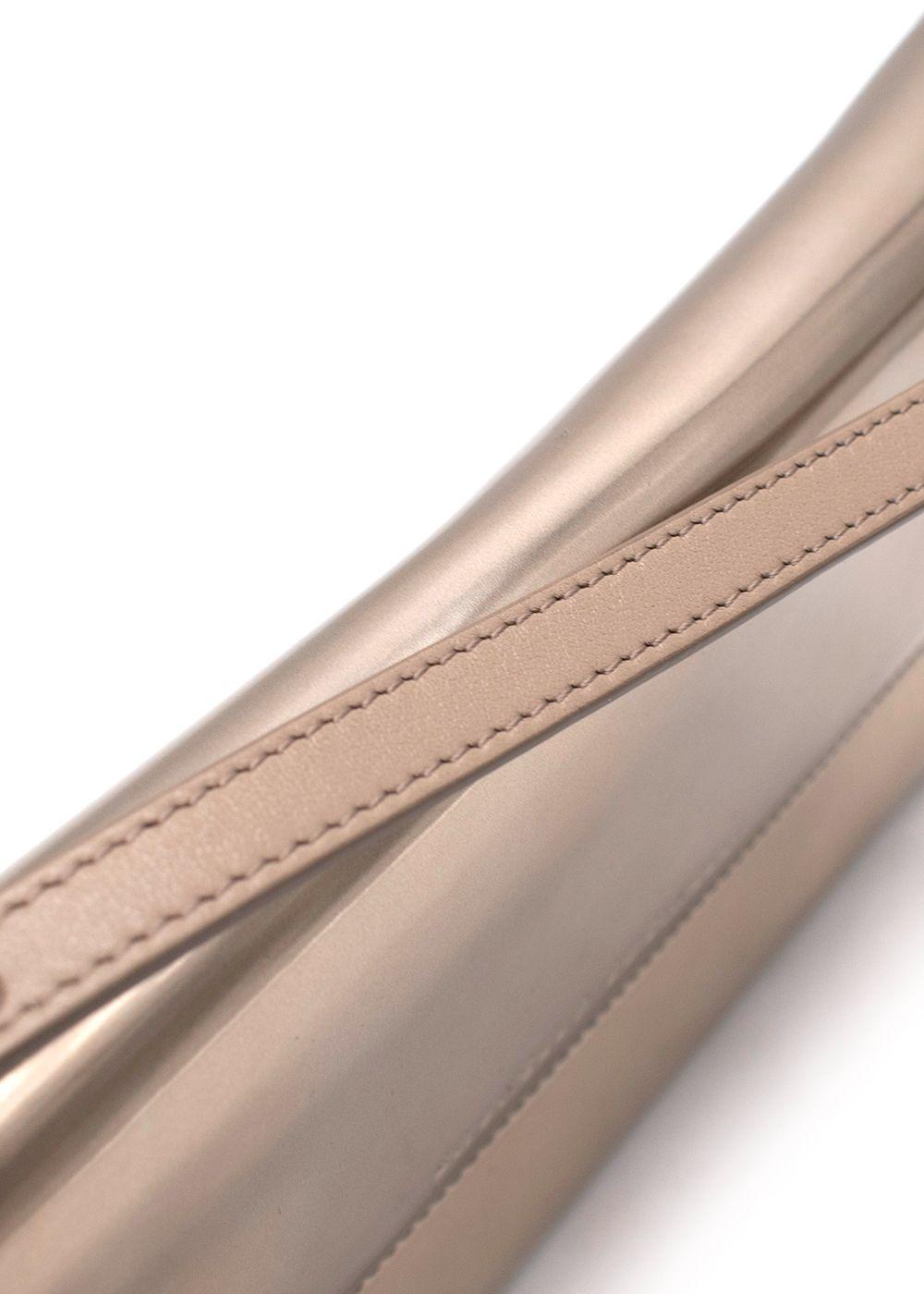 Brunello Cucinelli Bronze Metallic Shoulder Bag