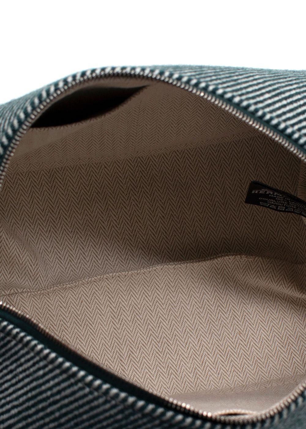 Hermes Green Stripe Bride-a-Brac au Carre Case