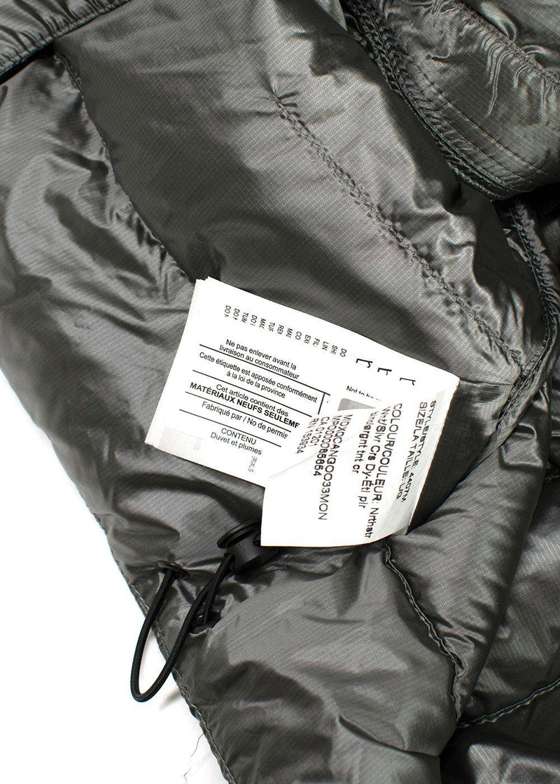Canada Goose Silver Holiday Crofton Hoody Northstar Puffer Jacket